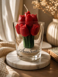 Tulip Glass Candle