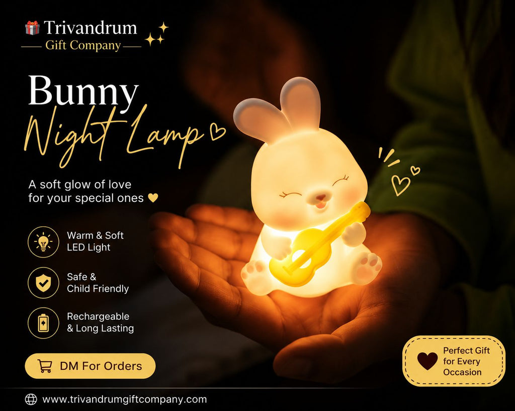 Cute Bunny LED Night Lamp